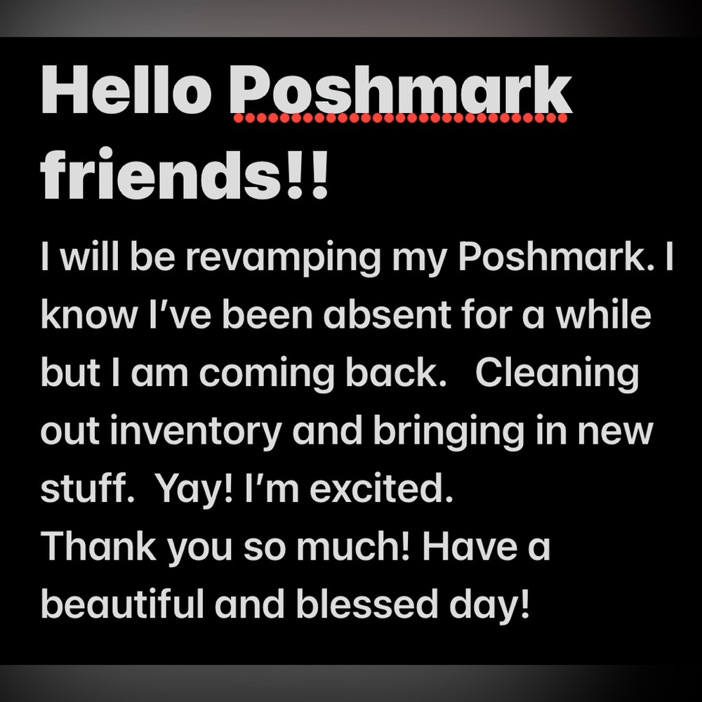 Bringing back my Poshmark!